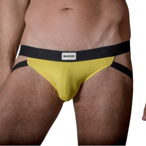 Macho MX22A Yellow Jockstrap - Comfort and Style