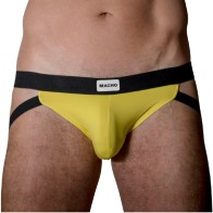 Macho MX22A Yellow Jockstrap - Comfort and Style