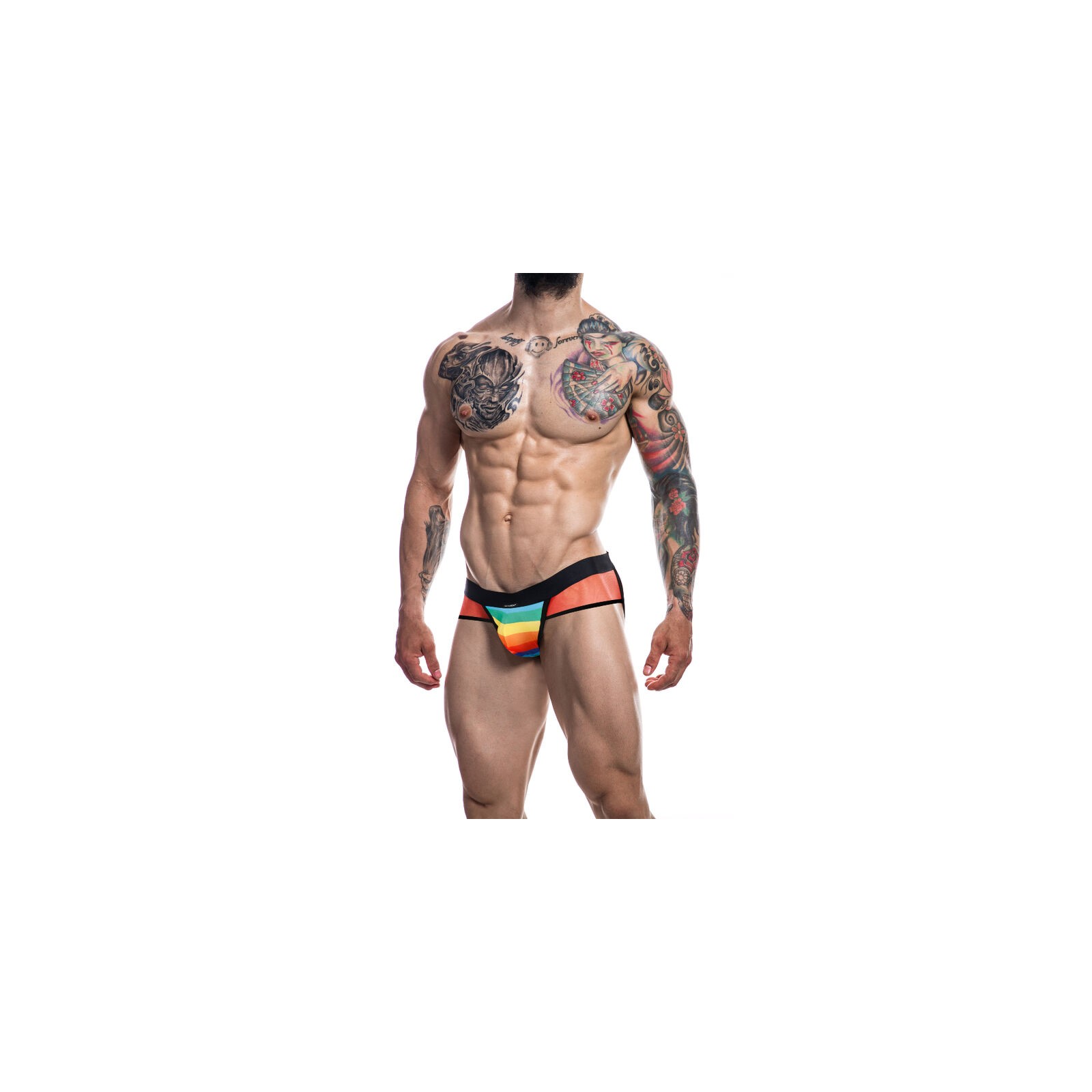 Cut4men Jockstrap Rainbow para Hombres Activos