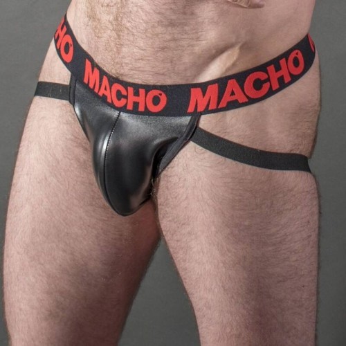 Macho Jock Cuero Rojo S