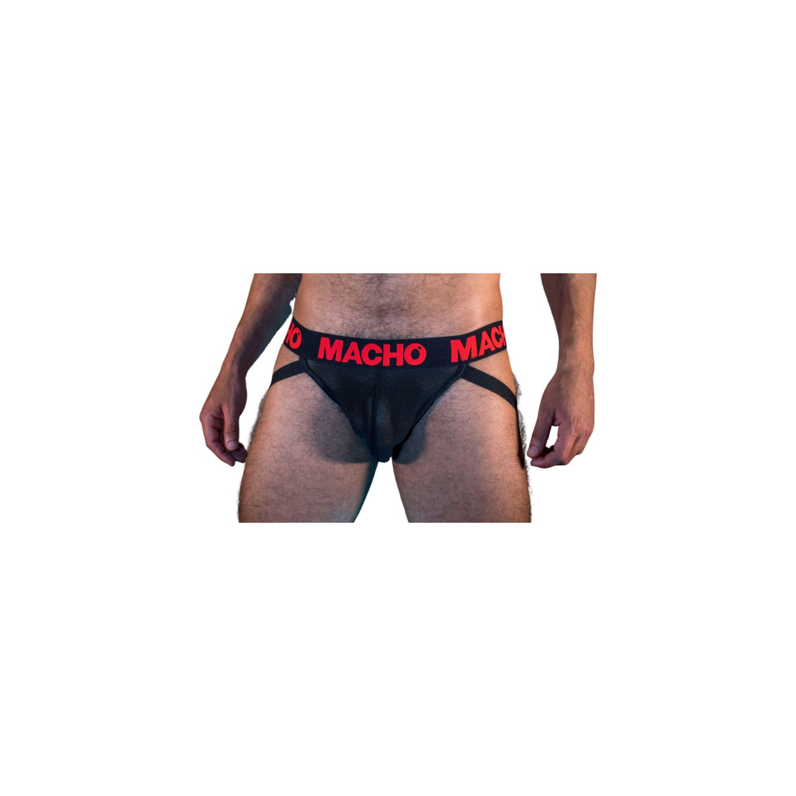 MX26X2 Black Red Jockstrap S - Sensual Support