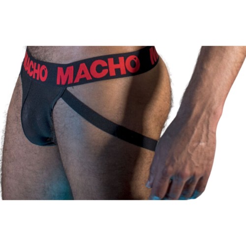 MX26X2 Black Red Jockstrap S - Sensual Support