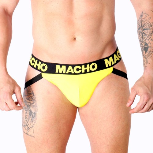 Macho Mx25a Yellow Lycra Jockstrap | Comfortable Men's Underwear