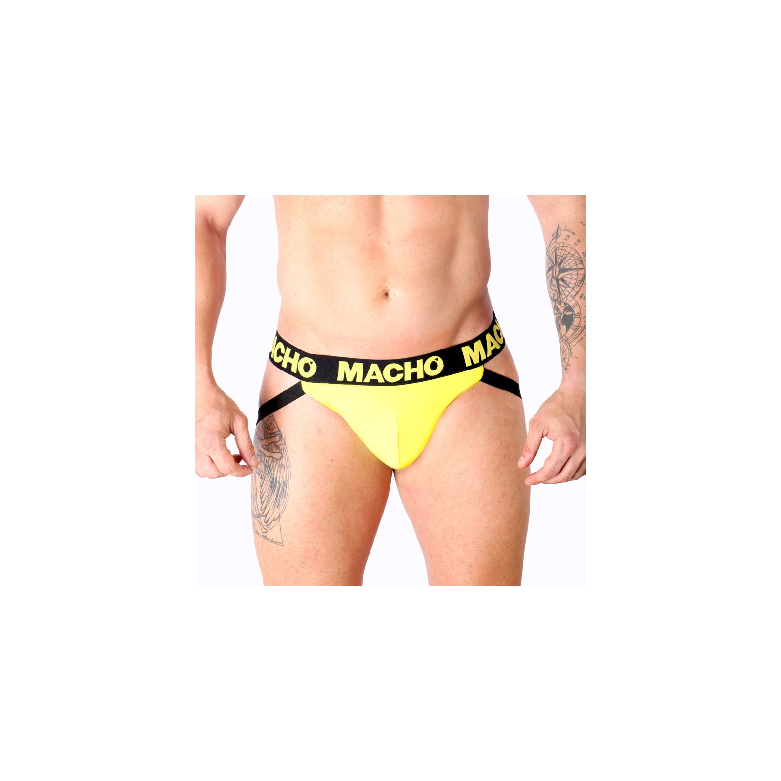 JOCK AMARILLO de Lycra Macho Mx25a | Ropa Interior Masculina Cómoda