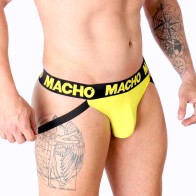 JOCK AMARILLO de Lycra Macho Mx25a | Ropa Interior Masculina Cómoda