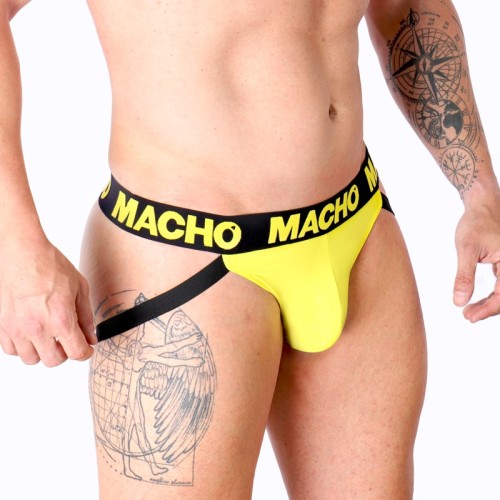 Macho Jockstrap Amarillo Lycra M