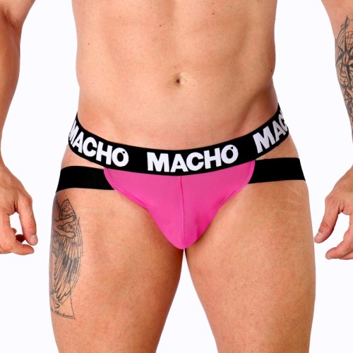 Macho MX28FR Jock Rosa Neon para Estilo y Confort