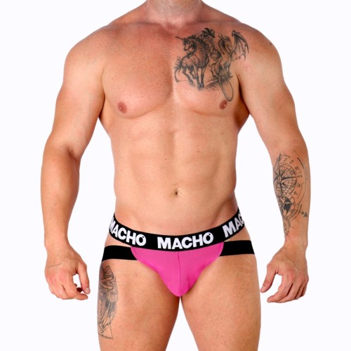 Macho MX28FR Neon Pink Jock for Style and Comfort