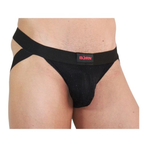 Jockstrap Brillante Negro S - Colección BURN