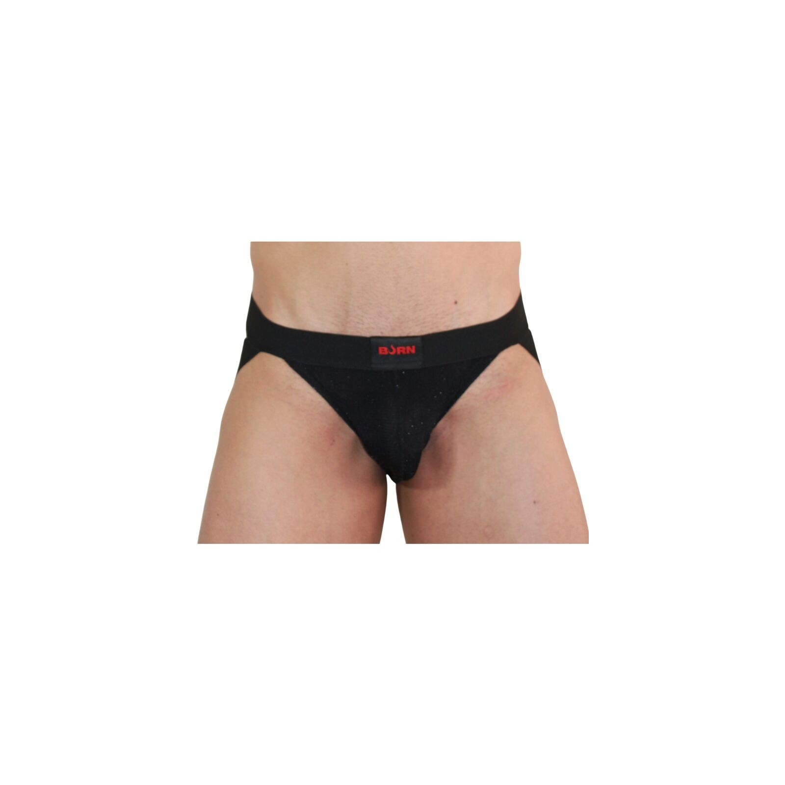 BURN Jockstrap Brillante Negro