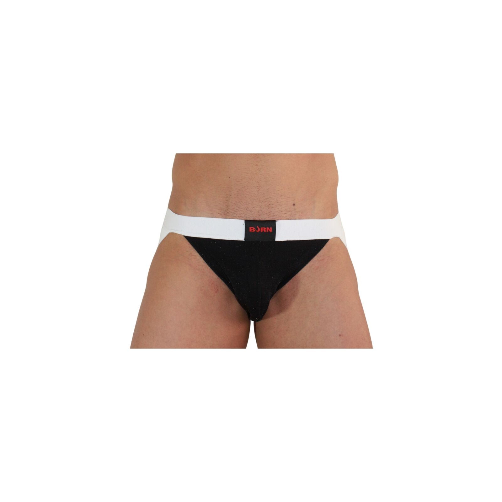 Jockstraps BURN 004 Brillante Negro/Blanco