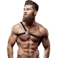 Fetish Submissive - Attitude Eco-Leather Harness Cross Shoulder Man