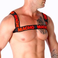 Macho Double Harness Red