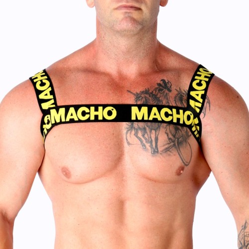 Macho Double Adjustable Yellow Harness