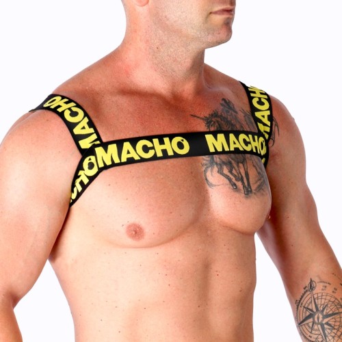 Macho Double Adjustable Yellow Harness