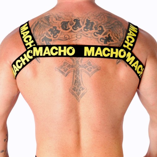 Macho Double Adjustable Yellow Harness