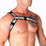 Macho Roman Harness White S/M