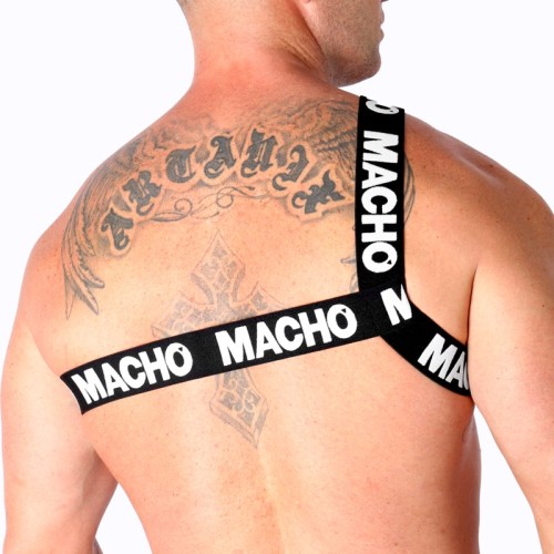 Macho Roman Harness White S/M