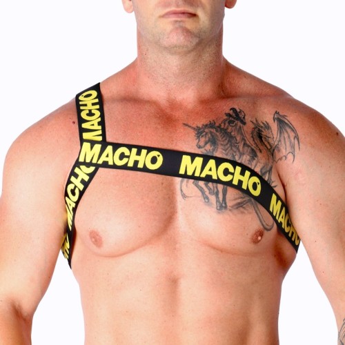 Macho - Yellow Roman Harness S/M