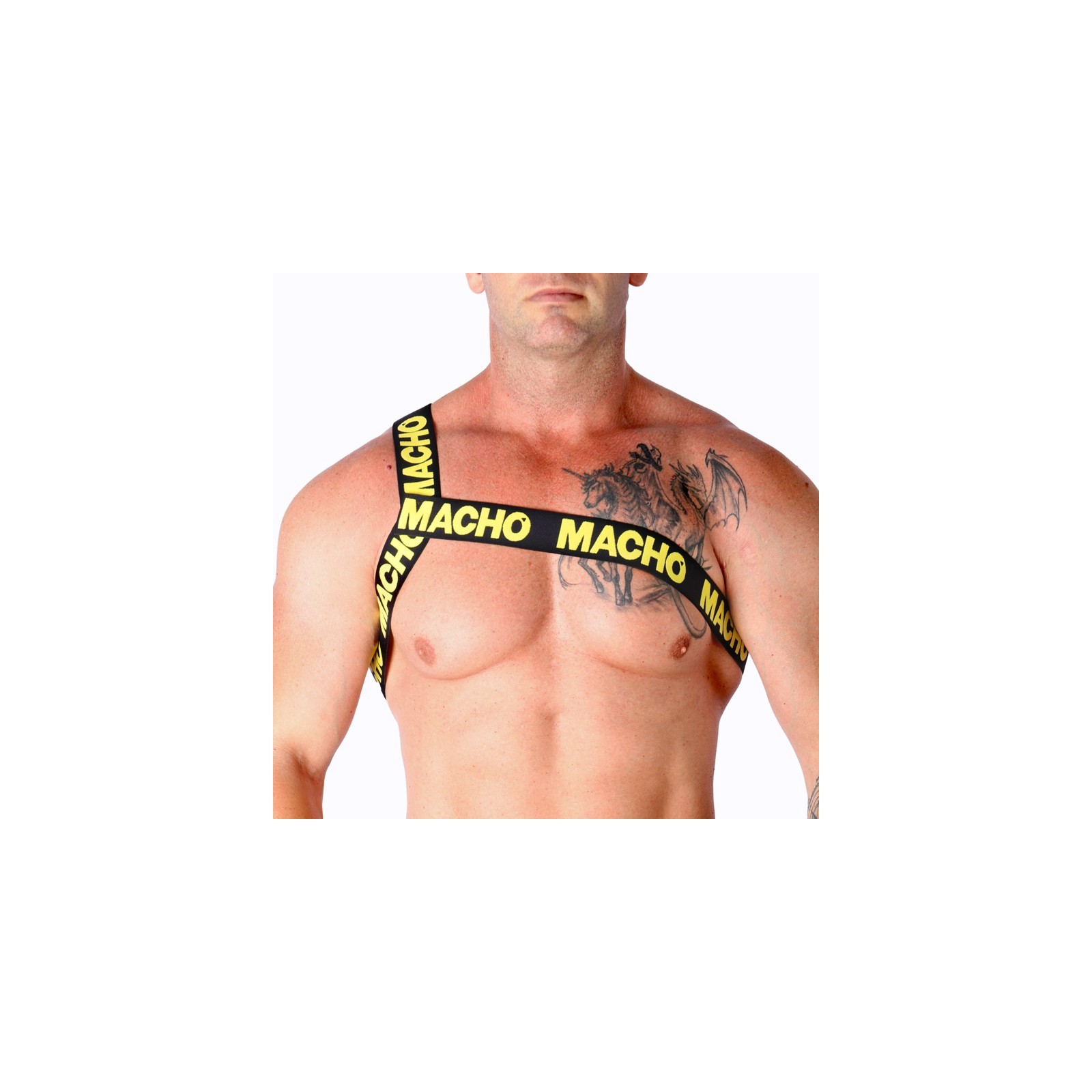 Macho - Yellow Roman Harness S/M