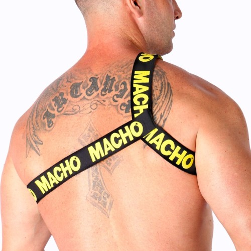 Macho - Arnés Romano Amarillo S/M