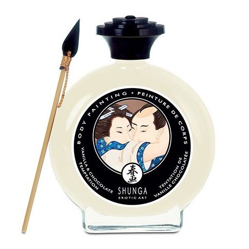 Shunga Pintura Corporal Vainilla Chocolate - Arte Sensual Comestible