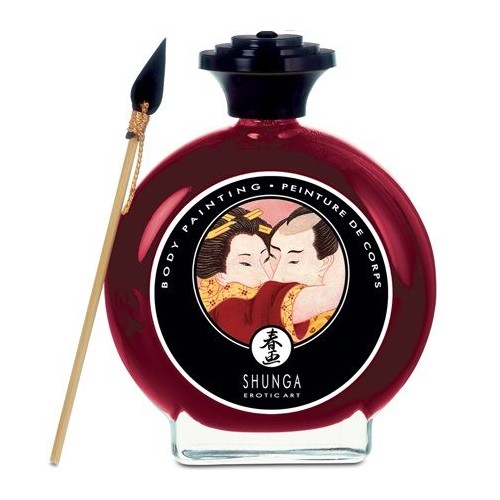 Shunga - Pintura Corporal Edible de Fresas y Cava