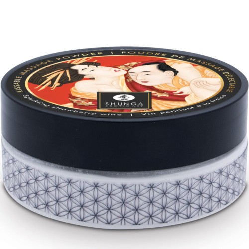 Shunga Edible Massage Powder Strawberry Kit