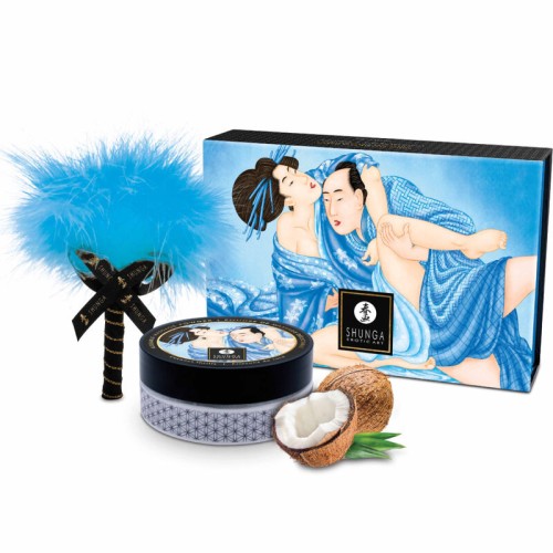 Shunga Edible Massage Powder Kit Coconut