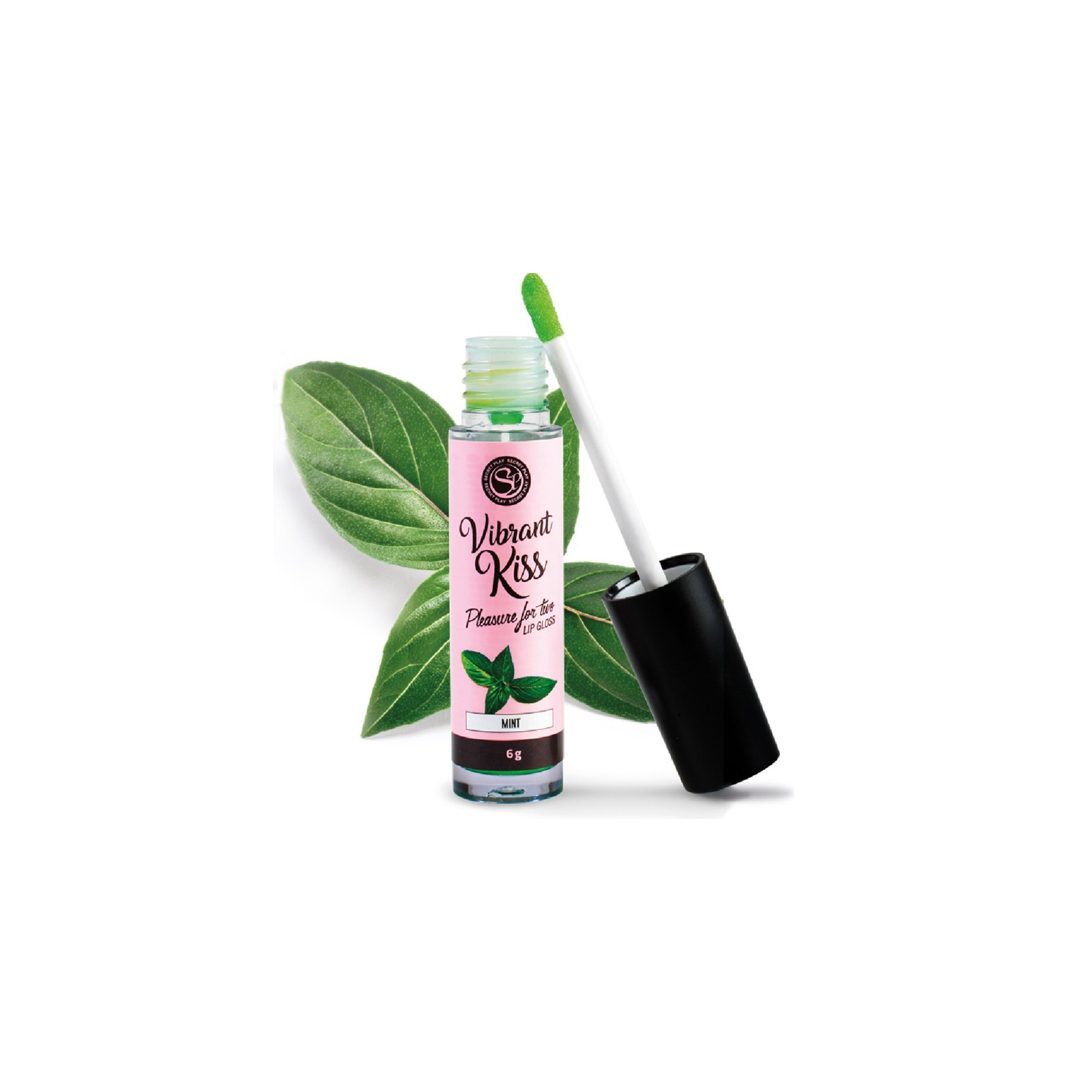 Secretplay Vibrant Kiss Mint Lip Gloss for Oral Fun