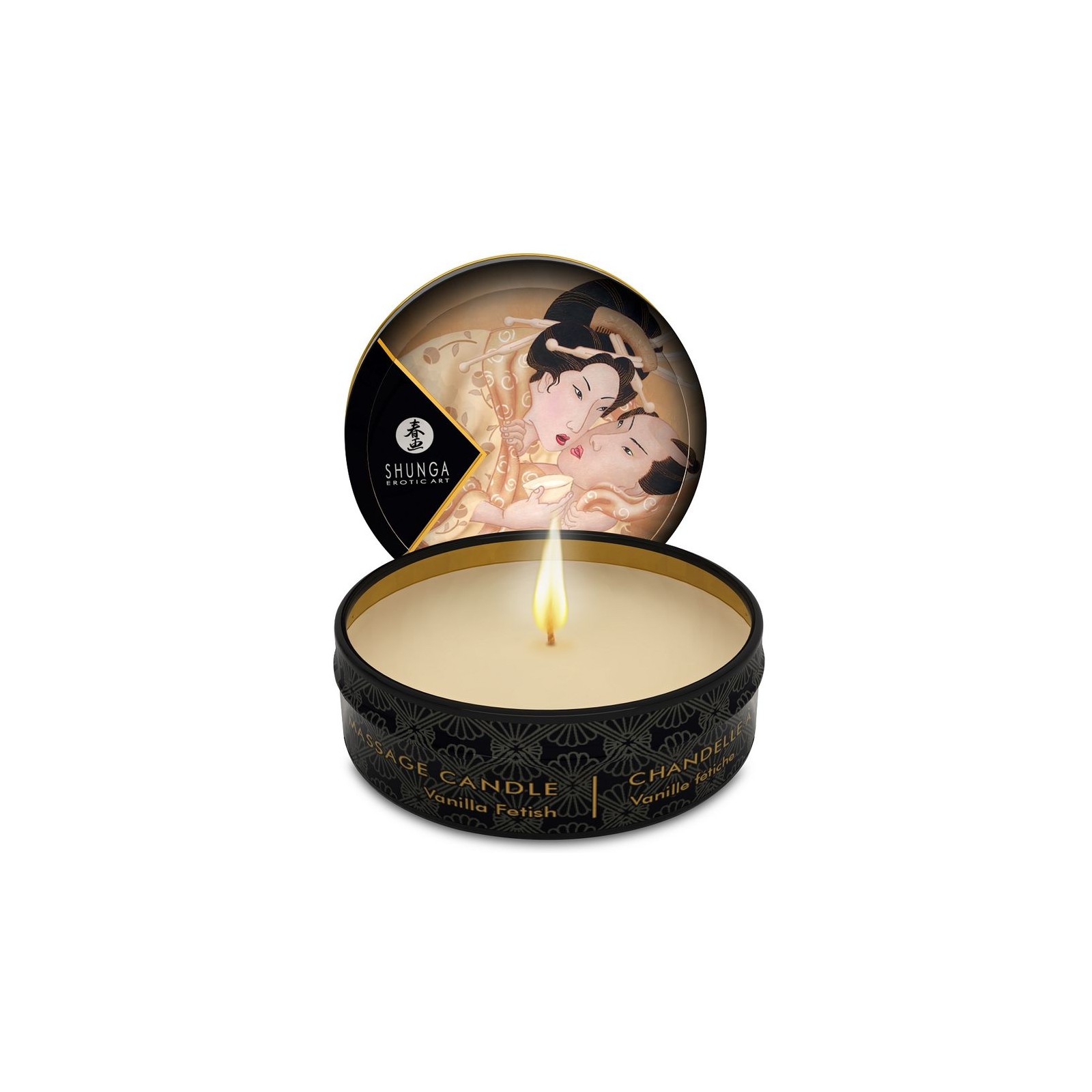 Shunga Vanilla Massage Candle 30 ml for Sensual Baths