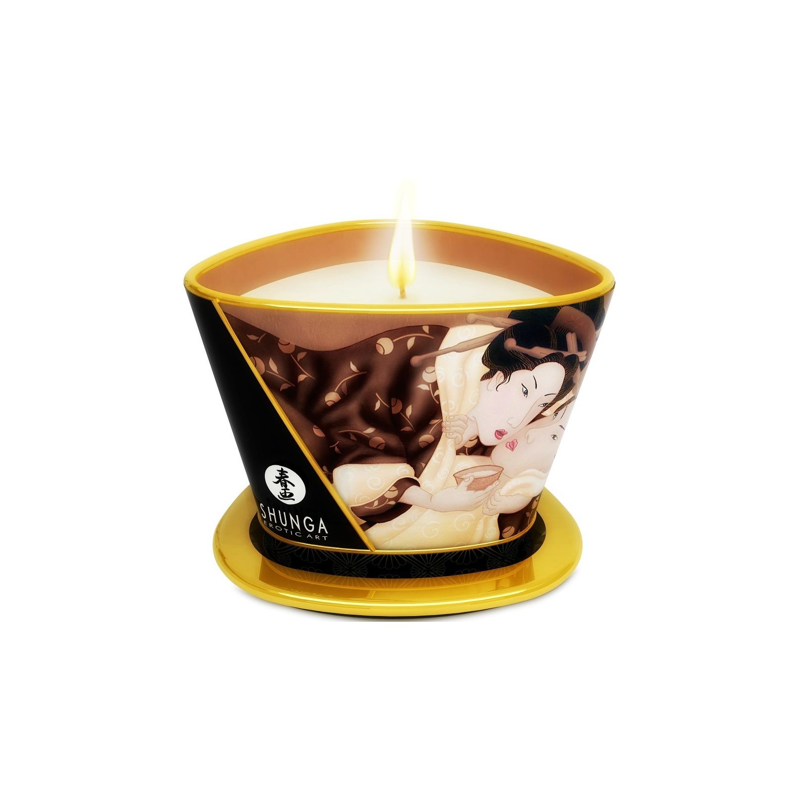 Shunga - Mini Caress By Candelight Vela Masaje Chocolate 170 Ml