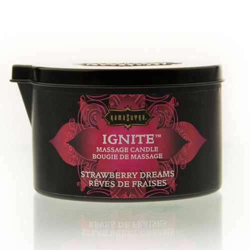 Kamasutra Strawberry Dreams Massage Candle 170 Gr