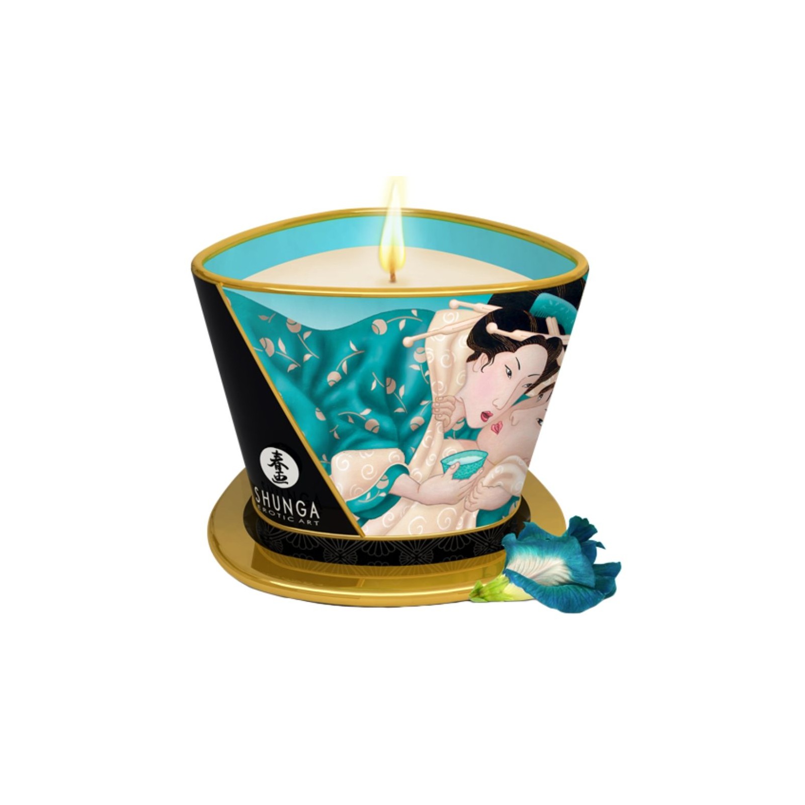 Shunga Island Blossoms Massage Candle Indulgent Aromatherapy