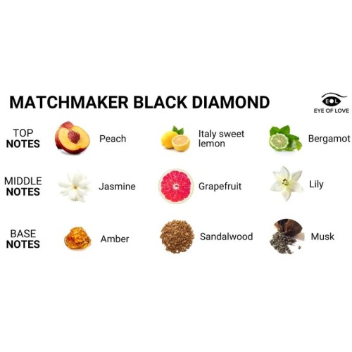 MATCHMAKER Black Diamond Massage Candle for Him