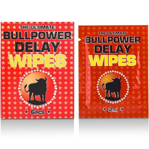 Cobeco Bull Power Delay Wipes for Extended Pleasure