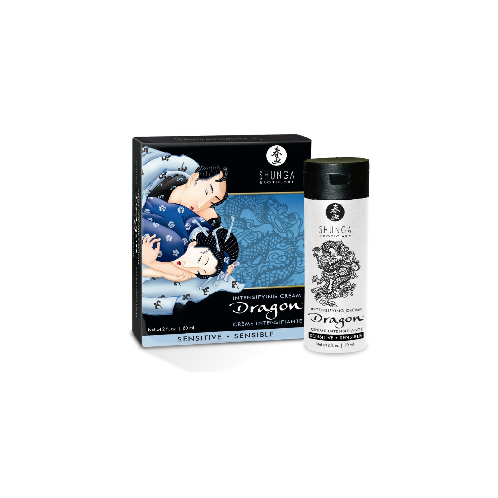 Shunga - Dragon Crema Sensitive Para Parejas