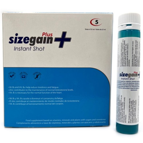 Sizegain Plus Instant Shot - Aumento de Vitalidad Masculina