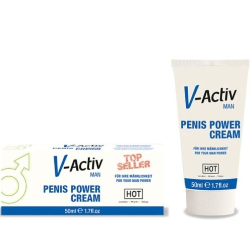 Crema Potenciadora de Rendimiento Masculino V-activ 50ml