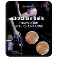 Secretplay Strawberry Cava Brazilian Balls Set