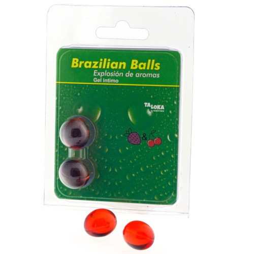 Brazilian Balls Strawberry Cherry Gel for Pleasure