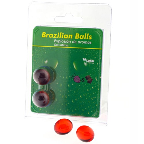 Brazilian Balls Gel Íntimo - Aroma a Fresa & Chocolate