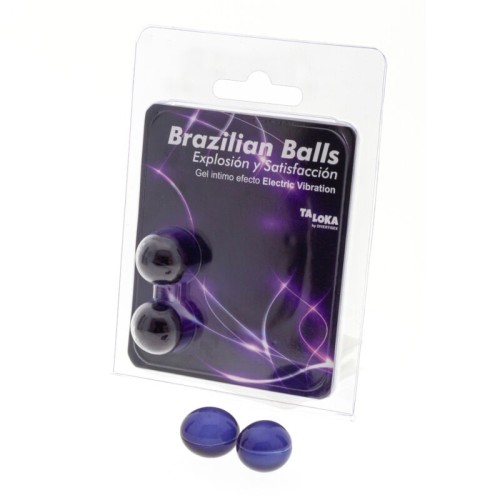 Brazilian Balls Exciting Gel Electric Vibration Effect 2 Balls