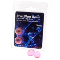 Brazilian Balls Exciting Gel 2 Balls - Refreshing Vibration