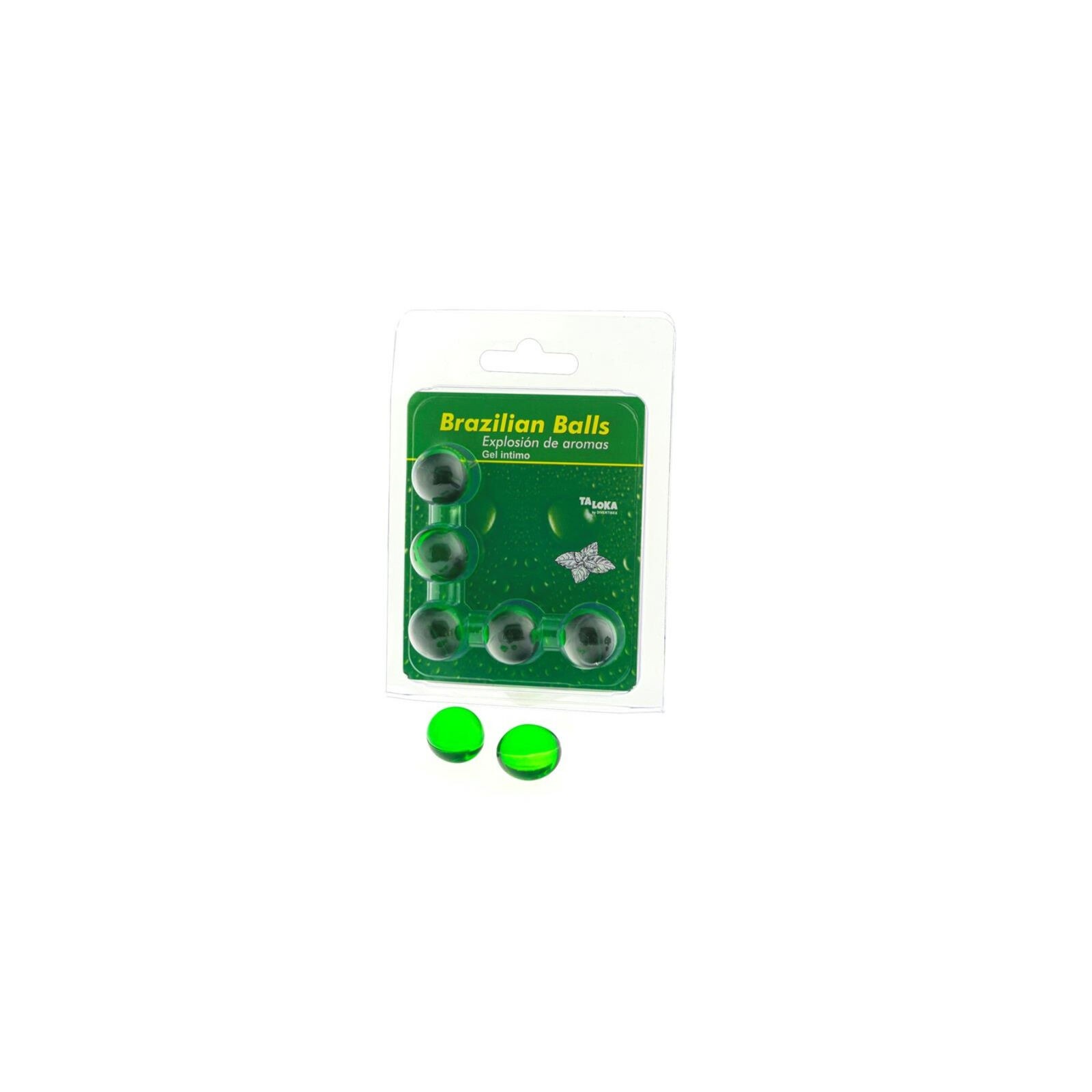 Pack of 5 Gel Brazilian Balls Mint Flavor