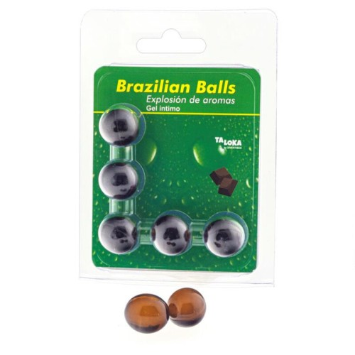 Brazilian Balls Gel Íntimo Chocolate 5 Bolas