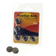 Pack 5 Bolas Brasileñas Gel Excitante Efecto Frescor