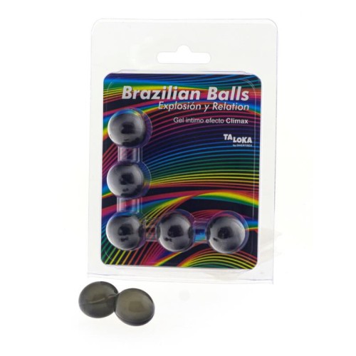 Brazilian Balls Climax Effect Gel - Pack of 5 for Ultimate Pleasure