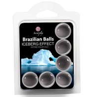 Secret Play Set of 6 Brazilian Balls - Iceberg Effect