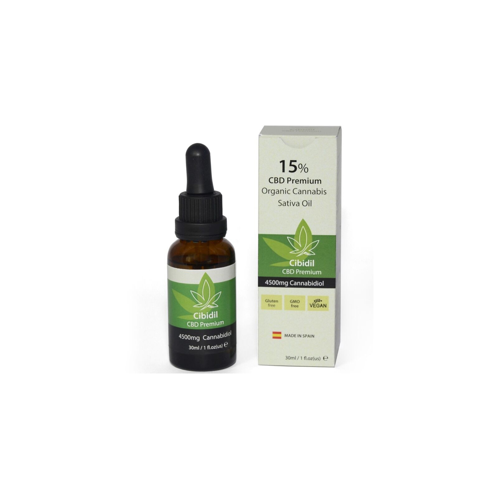 500 Cosmetics - Cibidil Relajante Aceite Cbd 15 % 30 Ml